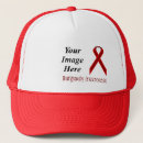 Search for burgundy hats Awareness