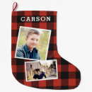 Search for flannel christmas stockings Red
