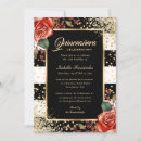 Search for red rose quinceanera invitations Elegant