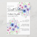 Search for country sweet 16 invitations Watercolor flowers