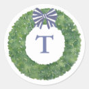 Search for monogram envelope seals Blue and white