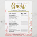 Search for bridal shower games flyers Flowers