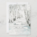 Search for birch wood wedding invitations Watercolor