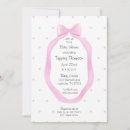 Search for light pink polka dots invitations For her