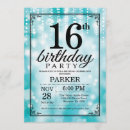 Search for teal blue sweet 16 16th birthday