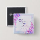 Search for wedding save the dates badges Purple