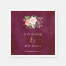 Search for burgundy and blush wedding napkins Gold