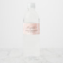 Search for rose gold water bottle labels Sparkle