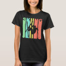 Search for skier silhouette tshirts Skiing
