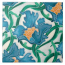 Search for art nouveau pattern tiles Green