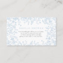 Search for wedding reception business cards Bridal shower