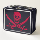 Search for pirate lunch boxes Skull and crossbones