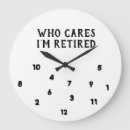 Search for retired who cares clocks Retiree