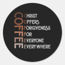 Search for forgiveness stickers Coffee