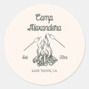 Search for girls camp stickers Green