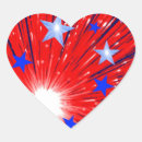 Search for red white blue hearts stickers United states