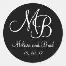 Search for double monogram stickers Initial