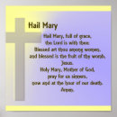 Search for hail mary prayer posters Christian