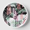 Search for black white geometric flowers art Floral pattern