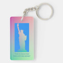 Search for statue liberty key rings Blue