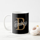 Search for monogram for her mugs Girly