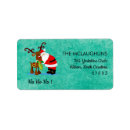 Search for ho ho ho return address labels Festive