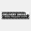Search for delivery bumper stickers Driver