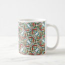 Search for green square pattern mugs Red