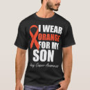 Search for kidney cancer tshirts Orange