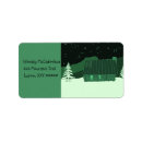 Search for log cabin return address labels Mountain