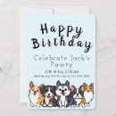 Search for cartoon blue dog postcards Birthday