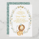Search for wreath christening invitations Watercolor
