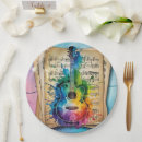 Search for guitar paper plates Vintage