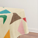 Search for mid century modern tablecloths Geometric pattern