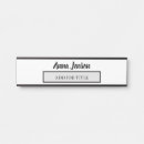 Search for name door signs Black and white