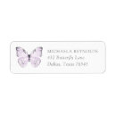 Search for purple butterfly return address labels Butterfly baby shower