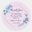 Search for golden wedding stickers Purple