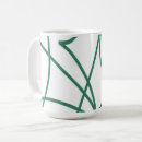Search for modern lines mugs Green