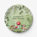 Search for mushrooms paper plates Mushroom baby shower
