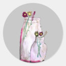 Search for flowers in a vase stickers Whimsical