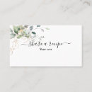 Search for recipe business cards Modern