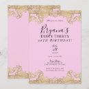 Search for dirty thirty gold birthday invitations Glam