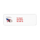 Search for pride return address labels Patriotic
