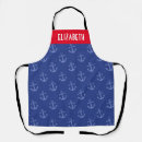 Search for nautical chef aprons Blue