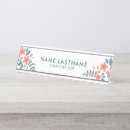 Search for floral name plates Pink