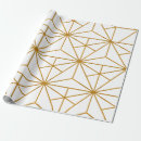 Search for gold geometric wrapping paper Pattern