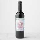 Search for a mermaid wine labels Watercolor