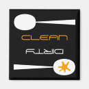 Search for orange black white magnets Modern