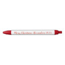 Search for christmas pens Red and white