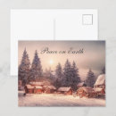 Search for peace on earth postcards Snow